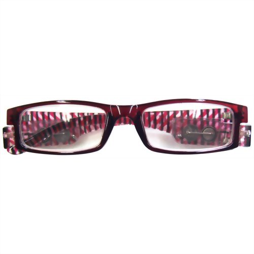 LEDライト付きシニアグラス Neo023 レッド +1.50(1.5度) 【ネオビジョン】