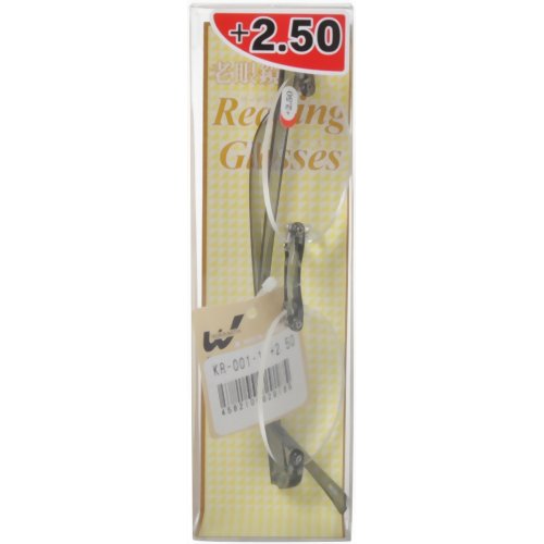 老眼鏡 KR-001-1 2.5 【ワームス】