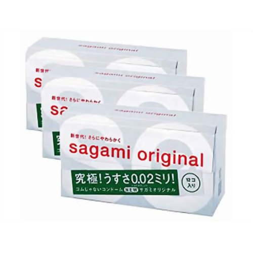 サガミオリジナル002 徳用 12個入*3箱　【相模ゴム工業】