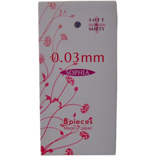 ソフィア0.03mm 8個 【不二ラテックス】