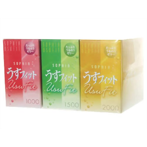 ソフィア うすフィットBOX アソートパック 12個入り*3箱(コンドーム) 【不二ラテックス】