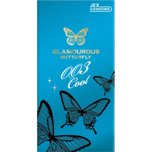 グラマラスバタフライ クール003 6個入り(コンドーム) 【ジェクス】