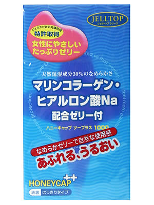 ジェルトップ ハニーキャップ ツープラス 1000 12個入り(コンドーム) 【ジェクス】