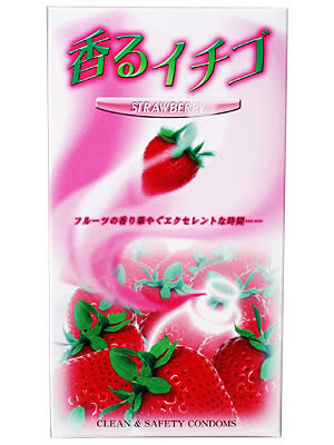 香るイチゴ 12個入り(コンドーム) 【不二ラテックス】