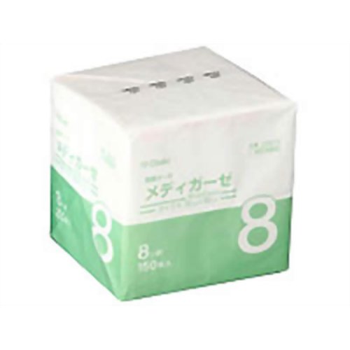 メディガーゼ 8折 150枚入 【オオサキメディカル】
