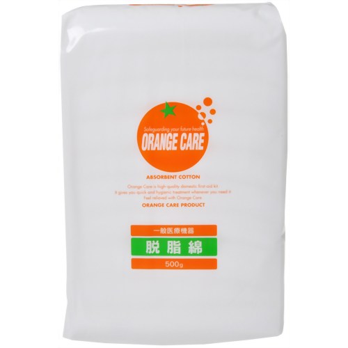 オレンジケア 脱脂綿 500g 【大木オレンジケアプロダクツ】