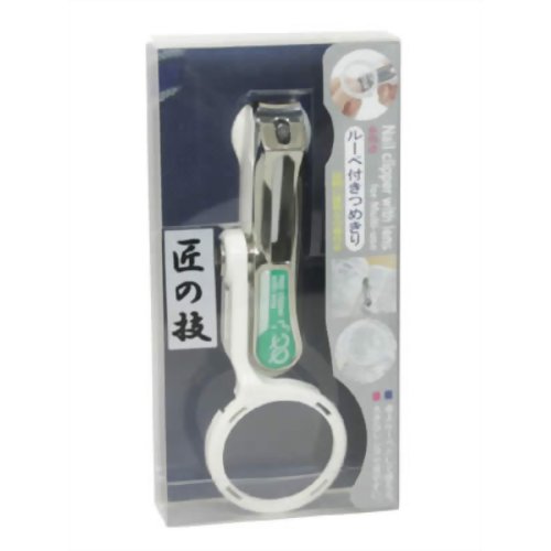 匠の技 ルーペ付きつめきり (巾着付き) 【グリーンベル】