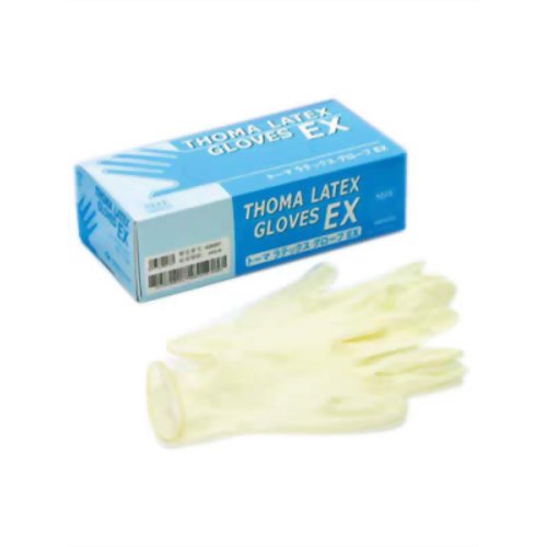 トーマラテックス手袋EX L 100枚入 【宇都宮製作】