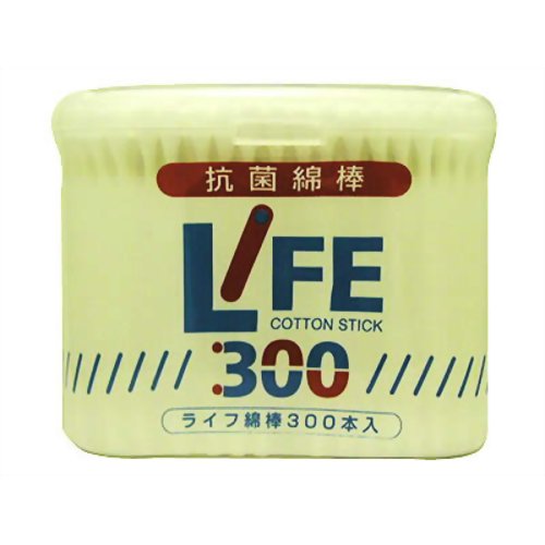 抗菌ライフ綿棒 300本ケース入り 【平和メディク】