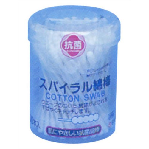 スパイラル綿棒 100本入 【白十字】