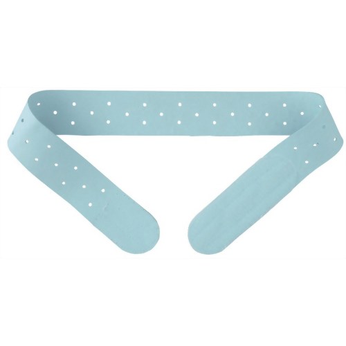 スマートなゴム製骨盤ベルト サックス M 【新和】