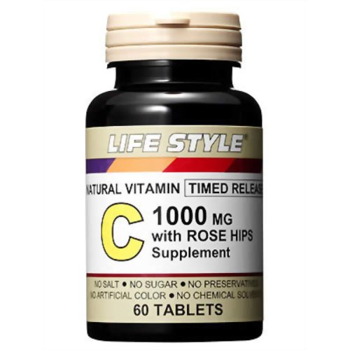 ライフスタイル(LIFE STYLE) ビタミンC1000 ウィズ ローズヒップ 【エープライム】