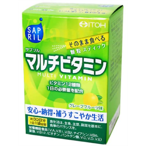 サプリル マルチビタミン 2g*30袋 【井藤漢方製薬】
