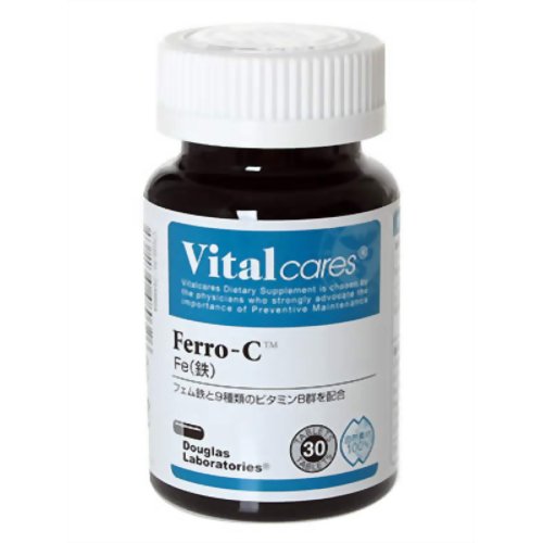 バイタルケアーズ Fe(鉄) 30粒 【日本ダグラスラボラトリーズ】
