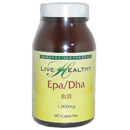 LIVE HEALTHY Epa/Dha 60カプセル 【ヒロ エンタープライズ】