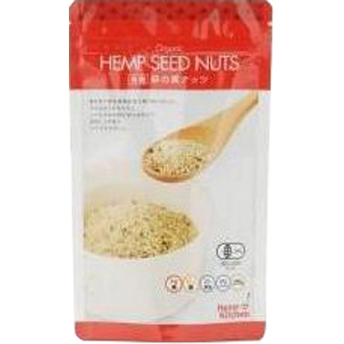 有機麻の実ナッツ 180g【ヘンプキッチン】厚生労働省基準適合の栄養機能食品です。 ヘンプ(麻の実)　麻の実ナッツ(ヘンプシードナッツ) 必須ミネラル　鉄・銅・亜鉛・マグネシウム 有機JAS認定食品