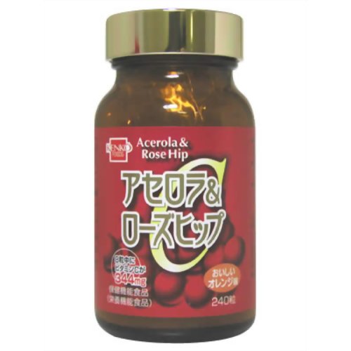 健康フーズ アセロラ&ローズヒップ 240粒 【健康フーズ】