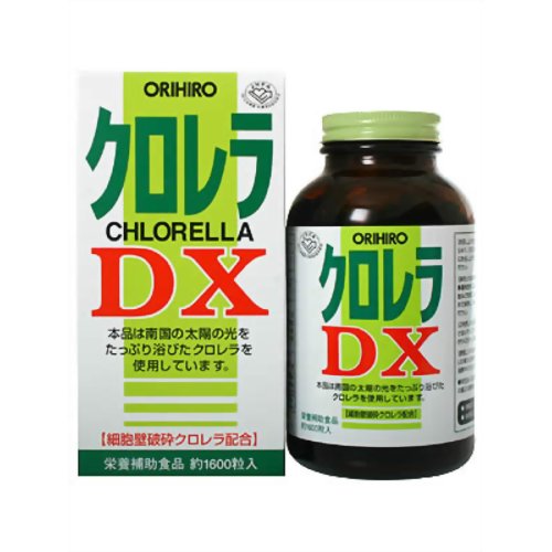 オリヒロ クロレラDX1600(細胞壁破砕クロレラ配合) 1600粒 【オリヒロ】