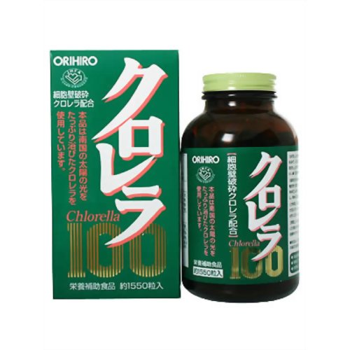 オリヒロ クロレラ100(細胞壁破砕クロレラ配合) 1550粒 【オリヒロ】