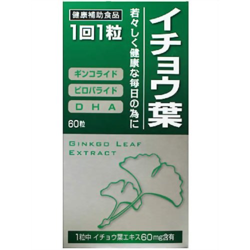 イチョウ葉 60粒 【マルマンバイオ】