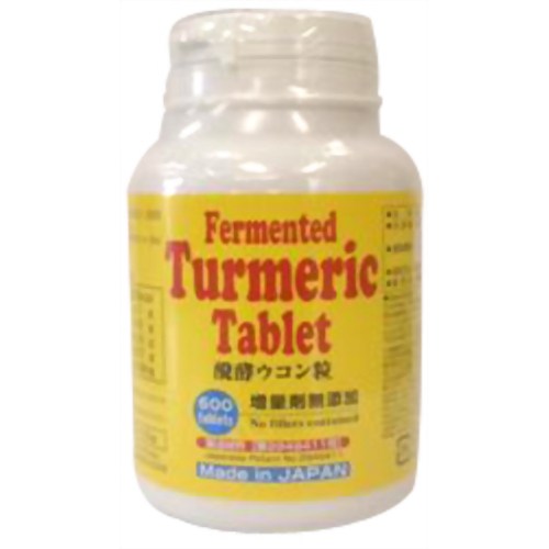 ターメリックタブレット 醗酵ウコン粒 600粒 【沖縄国際テクノ】