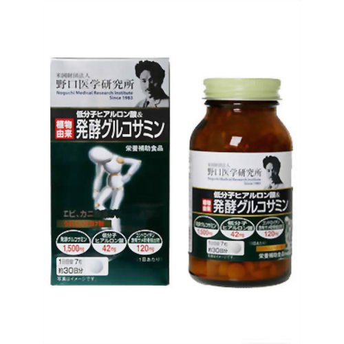 野口医学研究所 低分子ヒアルロン酸&発酵グルコサミン 210粒 【明治薬品】