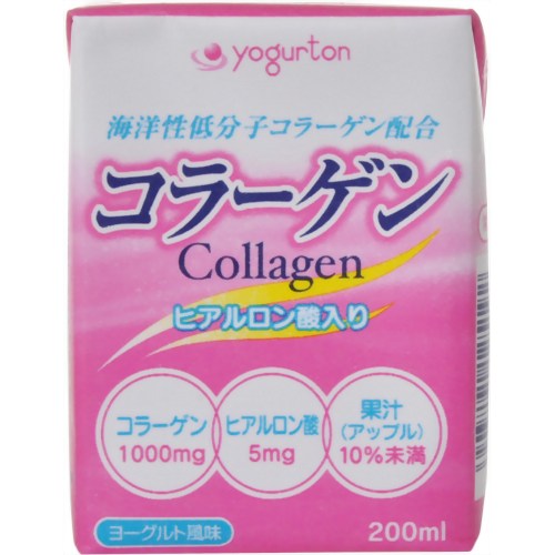 【ケース販売】ヨーグルトン コラーゲン ヨーグルト風味 200ml*16本 【ヨーグルトン乳業】
