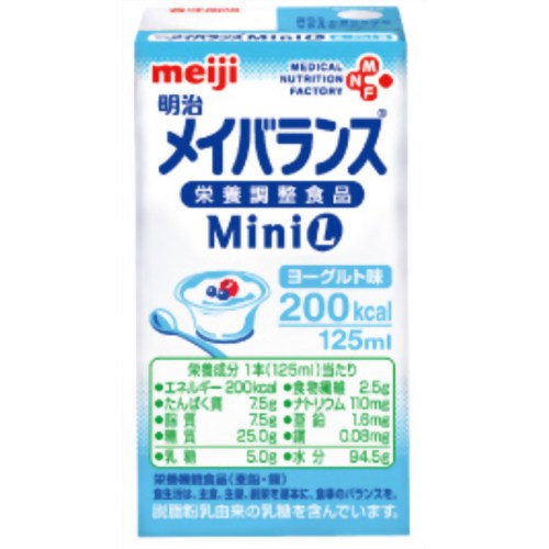 メイバランス ミニL ヨーグルト味 125ml*24本　【明治乳業】
