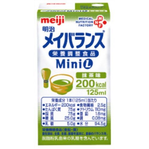 メイバランス ミニL 抹茶味 125ml*24本　【明治乳業】