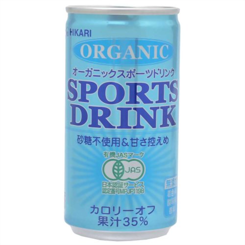 ヒカリ オーガニックスポーツドリンク 190g【有機JAS認定】光食品　砂糖、糖類、不使用 着色料・酸味料・香料無添加 熱中症対策