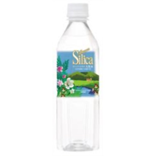 ［防災の日］【防災用品・防災グッズ(水　ミネラルウォーター)】スーパーシリカ天然水 500ml*24本 【常らく】(1個につき送料が掛かります)