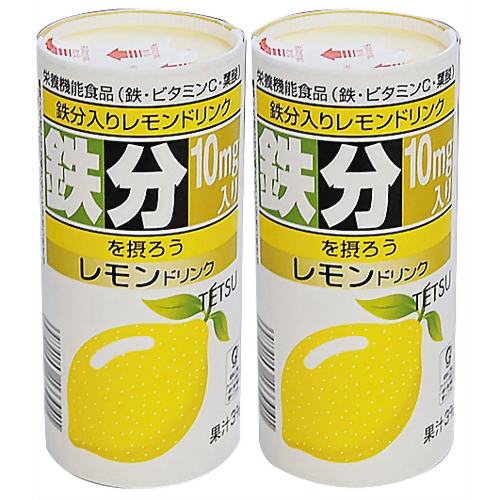 【ケース販売】TETSU(鉄)レモンドリンク 210g*30本［森食品工業］