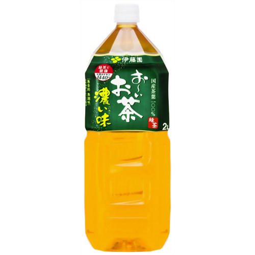 【ケース販売】おーいお茶 緑茶 濃い味 2L*6本［伊藤園］