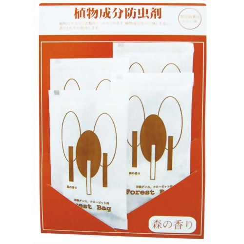 植物成分 防虫剤 タンス用4個入り 森の香り 【タジマヤオービス事業部】