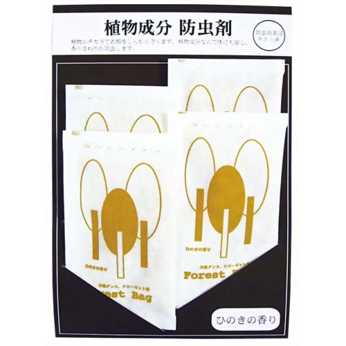 植物成分 防虫剤 タンス用4個入り ひのきの香り 【タジマヤオービス事業部】