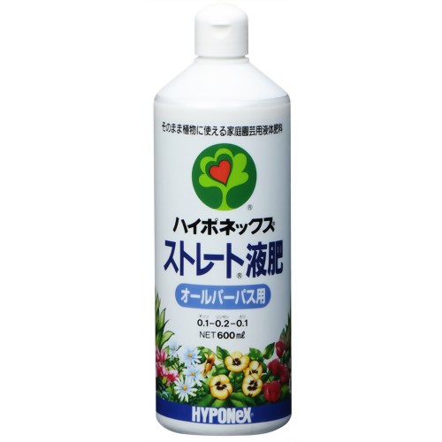 ハイポネックス ストレート 液肥 オールパーパス用 500ml 【ハイポネックスジャパン】