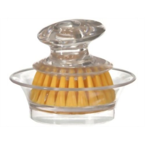 Casabella ミニブラシスクラバー ウィズ・ホルダー イエロー 【ザッカワークス】