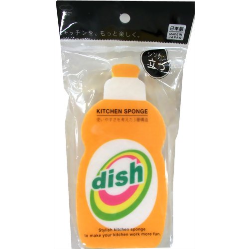 洗剤ボトル キッチンスポンジ オレンジ 【マーナ】