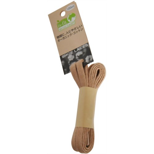 is-fit エコクリーンシューレース 平 茶 120cm　【モリト】