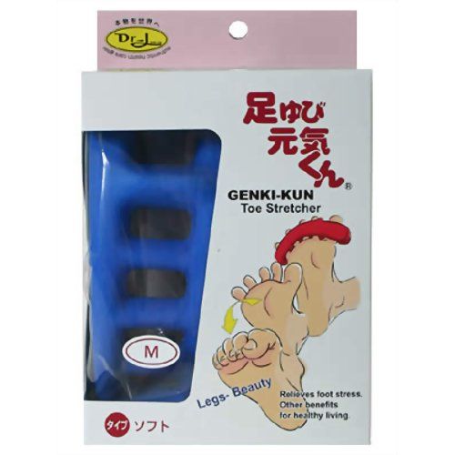 足ゆび元気くん ソフトタイプ M 青【ドクターエル】＜メーカー直送商品につき代引きご利用不可＞