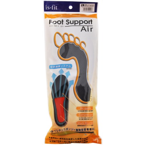 is-fit フット・サポートエアー 男性用 L ネイビー 【モリト】