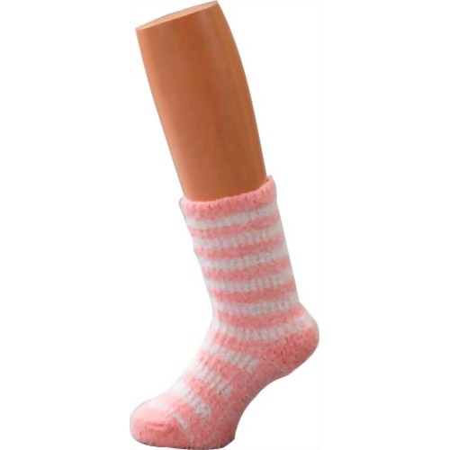 カカトシート付ふわぽかソックス ピンク 【富士パックス販売】