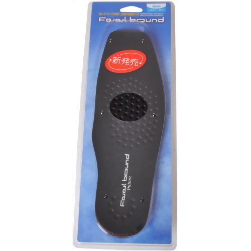 フィールバウンド 中敷(男性用) ブラック 24.5-30cm 【エコプロジェクト】