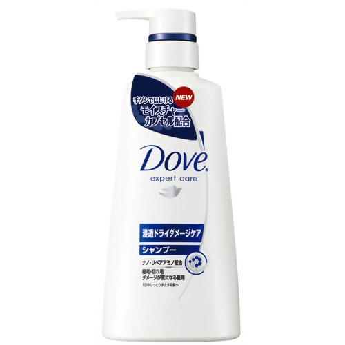 ダヴ 浸透ドライダメージケア シャンプー ポンプ 500ml 【Dove】 【ユニリーバ・ジャパン】