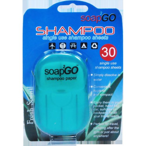 Soap2GO シャンプーシート 30枚　【スリーアローユニティー】