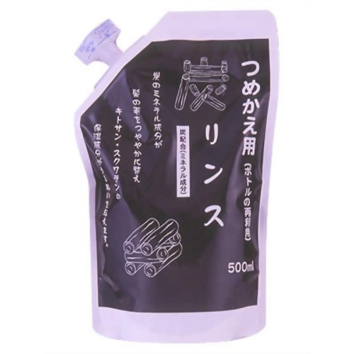 炭リンス詰替用 500ml 【地の塩社】