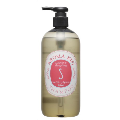 AROMAKIFI アロマキフィ シャンプー ふんわり ゼラニウム&イランイラン 500ml【びとえ】AROMAKIFI(アロマキフィ)