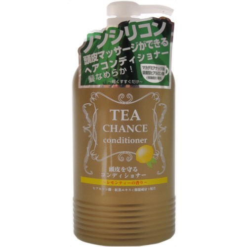 TEA CHANCE ベースケアNSコンデショナー レモンティーの香り 600ml (ノンシリコンリンス) 【サラダタウン】