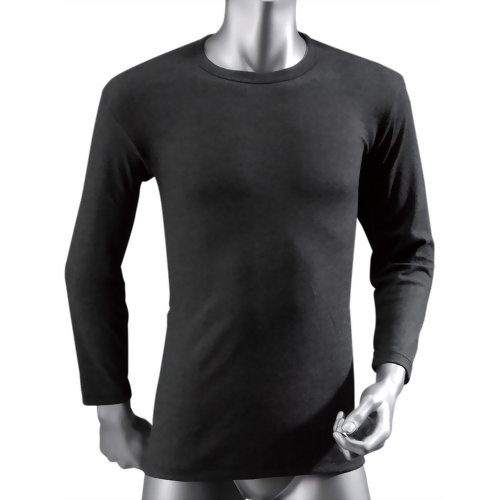 BODY TOUGHNESS サーモ インナーシャツ 長袖丸首 JW-169 モクグレーLL 【おたふく手袋】