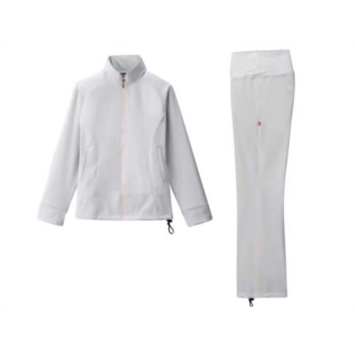 30up DIET シェイプスーツキューブ女性用(長袖上下) グレー*ピンクL 【メディア・ワークス・ブルーム】